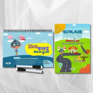 Set „Fokus und Koordination“: Gehirntraining „Zick-Zack-Methode“ und „Schlaue-Hände-Methode“